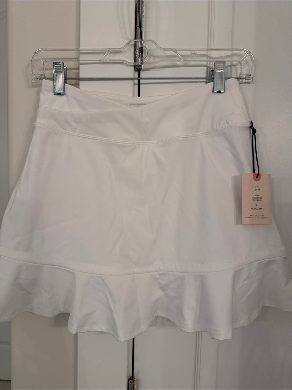 BNWT White Ruffle Tennis Skirt - sincerely Jules XS